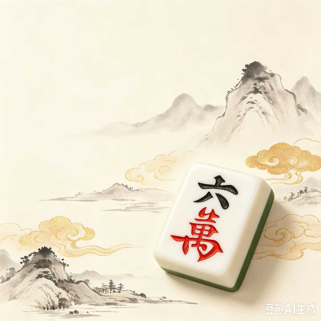 unique decoration mahjong tiles