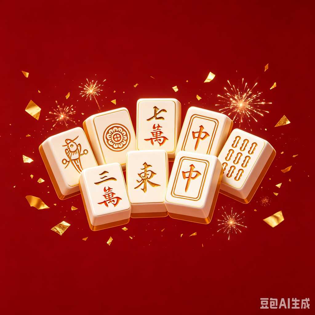 minimal text mahjong set
